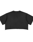 Snow Washed Raw Edge Crop Top
