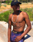 Black and Gold Vintage Hat