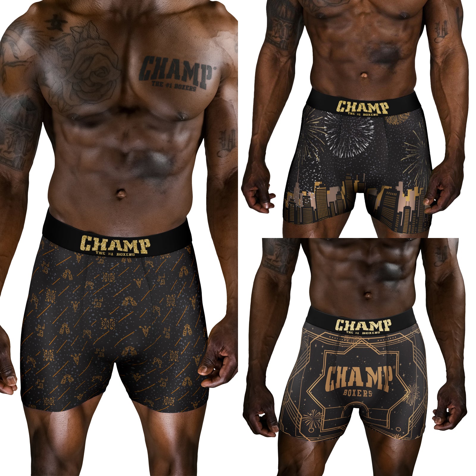 New Years Eve Edition (NO FLY) – Champ The #1 Boxers