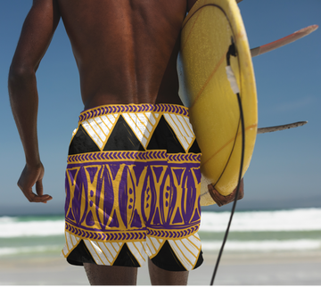 Zuluu Men's Drawstring Beach Shorts