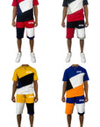 COLORBLOCK SHORT SET