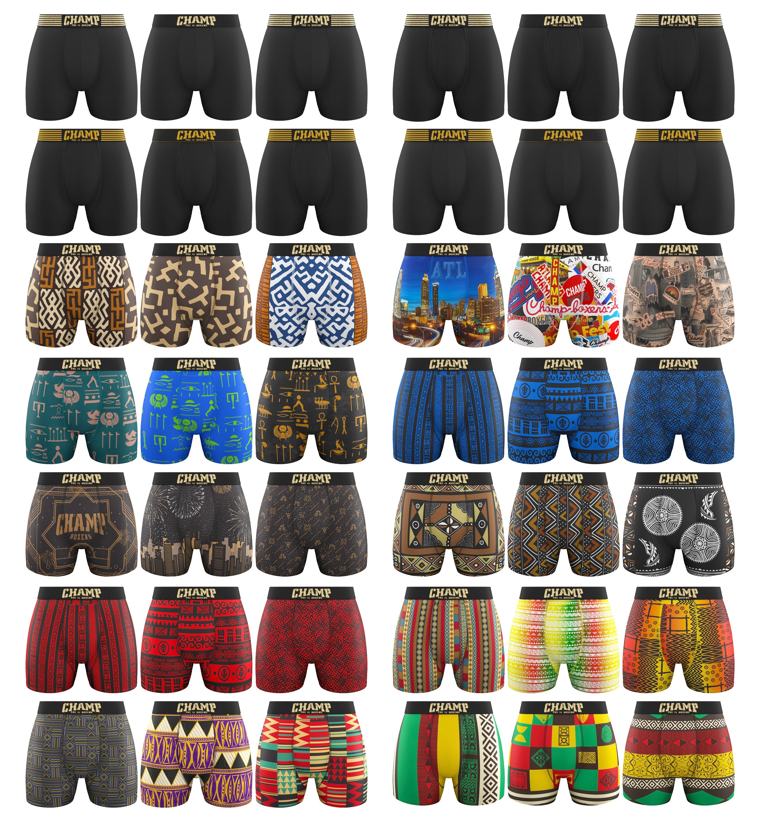 Champ Boxer Mystery Pair (1 Single Pair of Boxer Briefs) – Champ The #1 Boxers