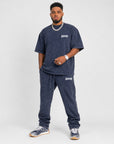 Acid Wash T-Shirt &  Acid Wash Stack Fleece Pants SET - CHAMP