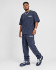 Acid Wash T-Shirt &  Acid Wash Stack Fleece Pants SET - CHAMP