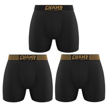 Classic Black: Premium Modal Men's Underwear with Midnight Band - UWEAR