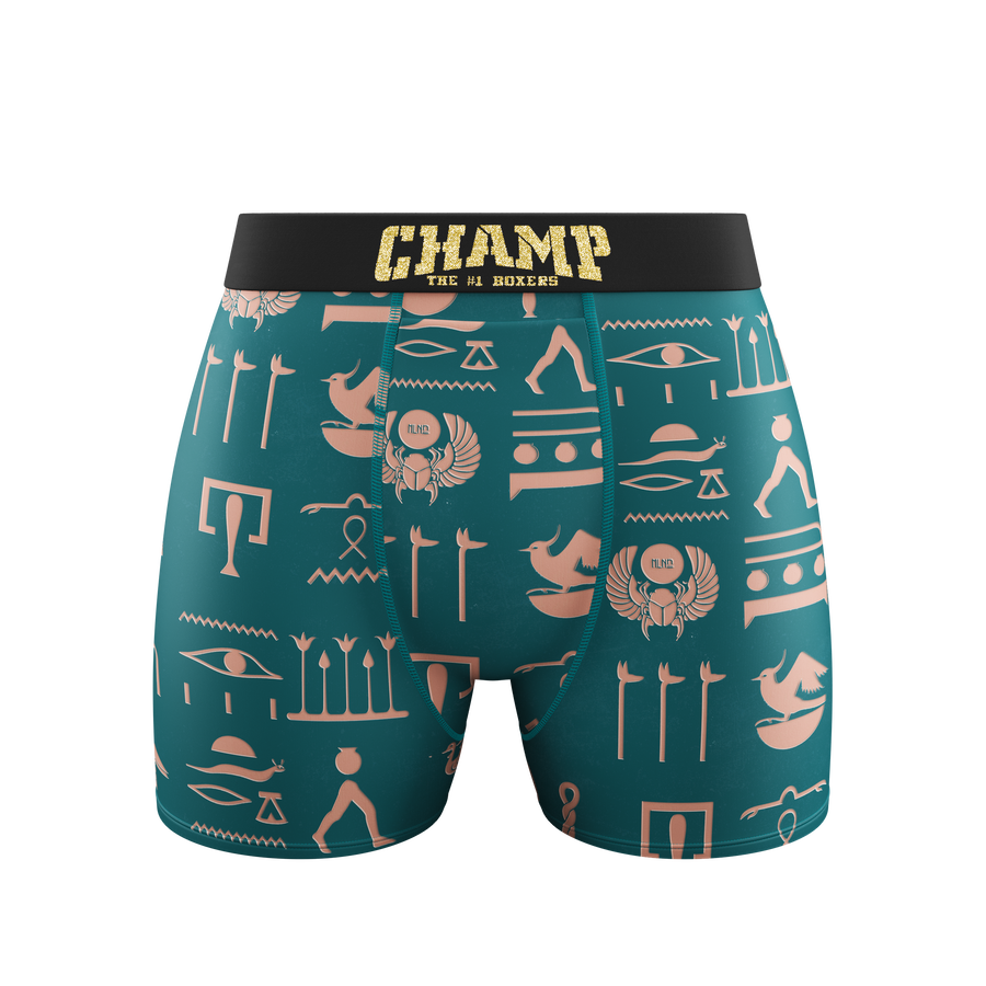 Customized Egyptian Hieroglyphs Art Boxer Shorts For Men Sexy Printed Bonds Mens  Underwear From Echmogen, $11.64