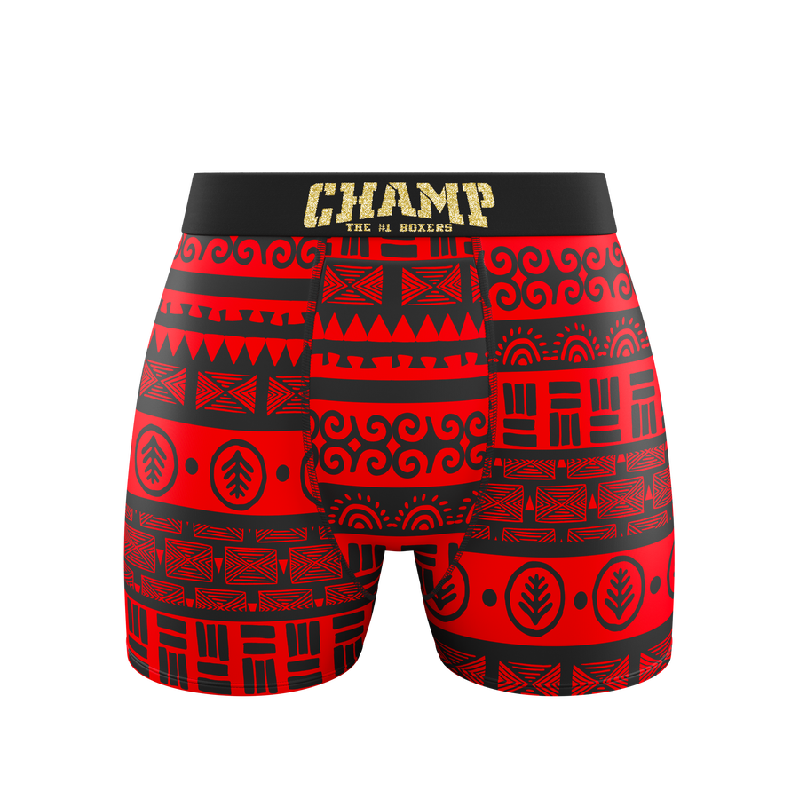 Champion Boxers 2 Units Red