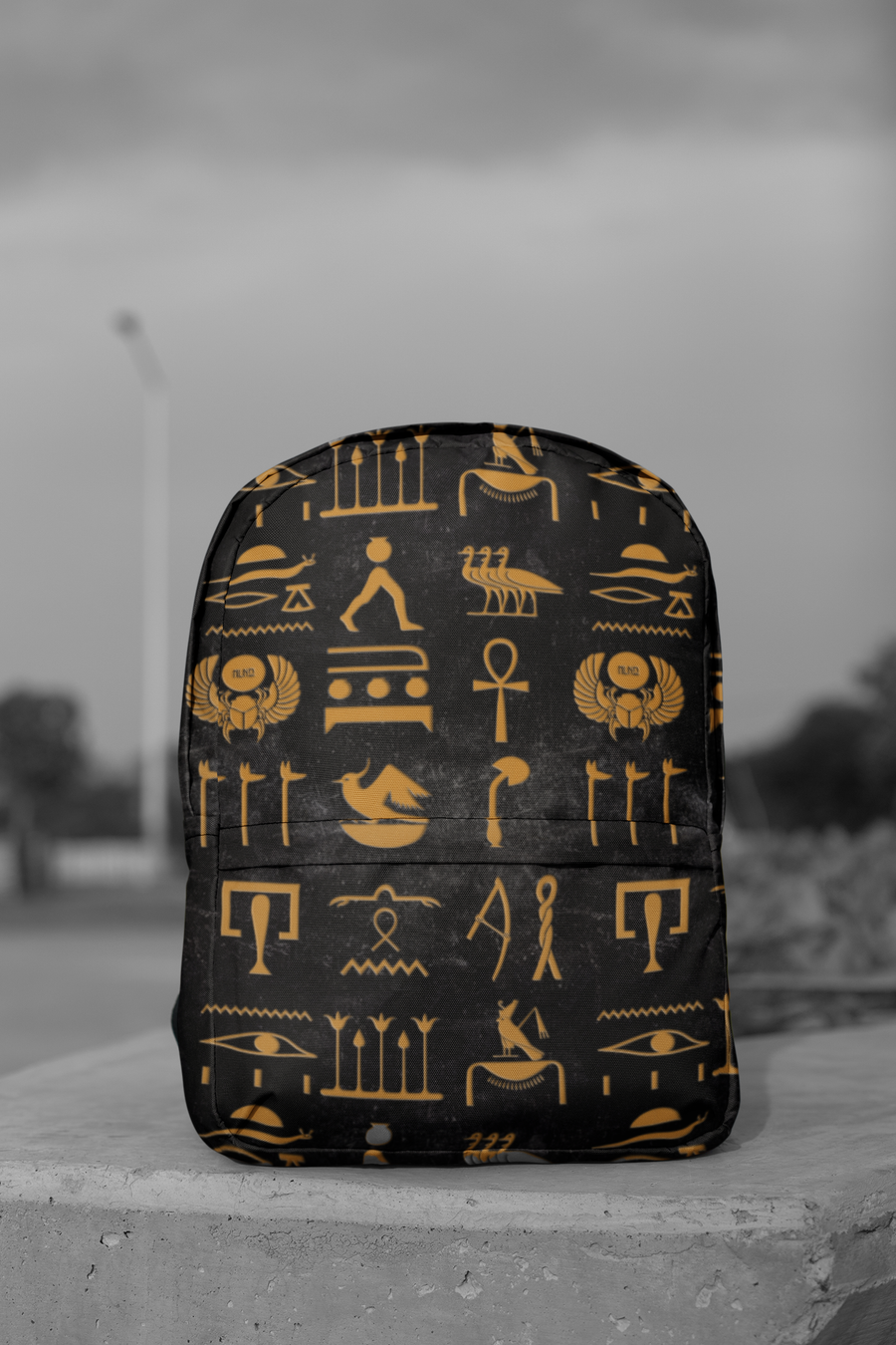 Hieroglyph BLK/GLD Backpack