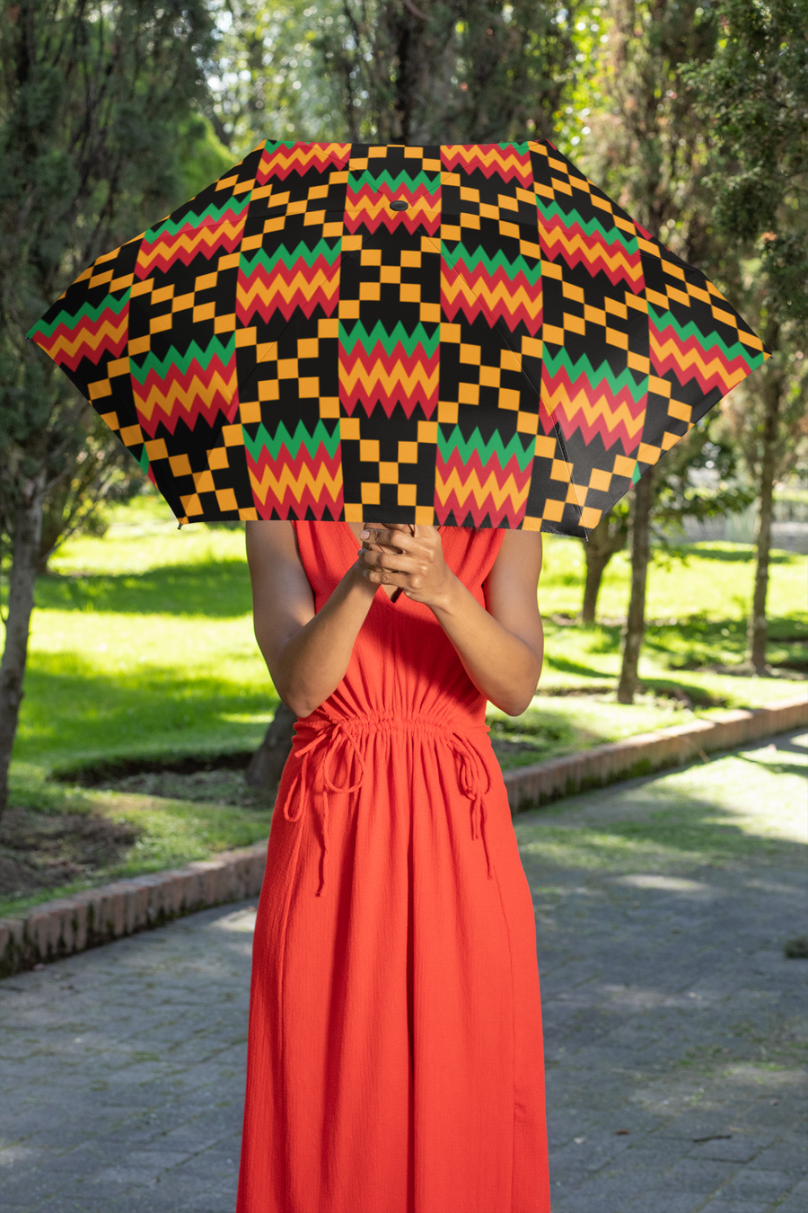 Kente Automatic Umbrella